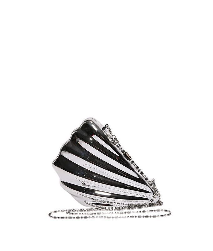 Angel Wings Fan-Shaped Shell Jewelry Bag