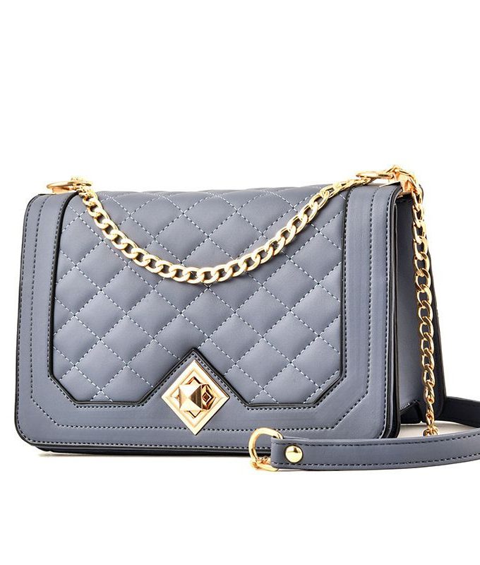Chanel Style Diamond Chain Single Shoulder Handbag