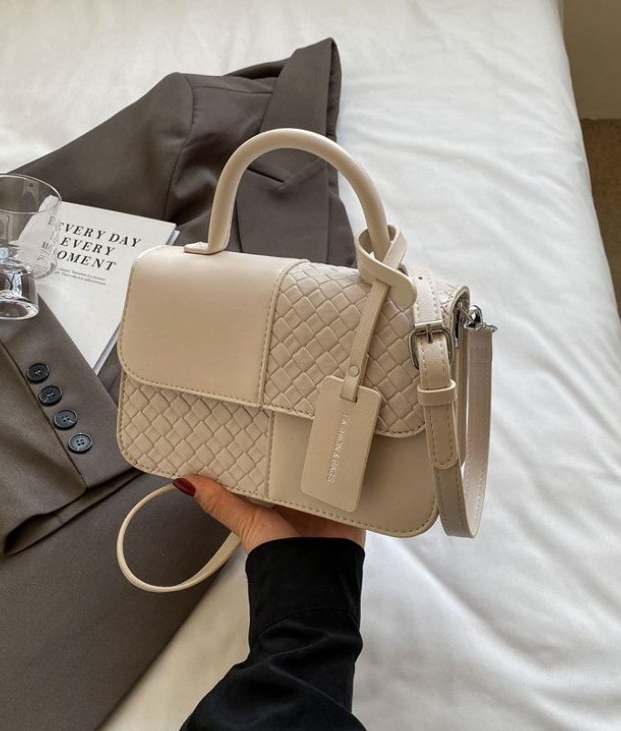 Hand-Held Simple Square Versatile Fashion Temperament Shoulder Bag