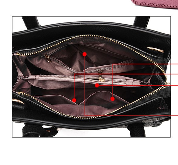 2025 New Fashion Ladies Casual Shoulder Bag Light Gray - Image 2