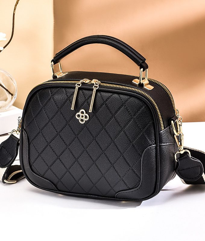 Summer New Fashion Plaid Small Square Handbag