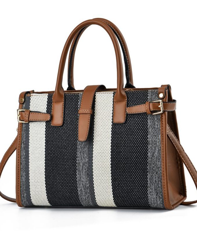 New Vintage Casual Fashion Tote Handbag Black