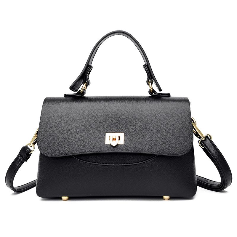 Fashionable And Atmospheric Shoulder Handbag Black